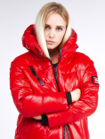 Купить Куртка зимняя женская молодежная красного цвета 9131_14Kr, фото 7