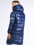 Купить Куртка зимняя женская молодежная темно-синего цвета 9131_22TS, фото 5