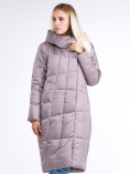 Купить Куртка зимняя женская молодежная стеганная бежевого цвета 9163_12B, фото 2