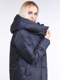 Купить Куртка зимняя женская молодежная стеганная темно-серого цвета 9163_29TC, фото 7