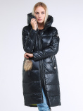 Купить Куртка зимняя женская молодежное темно-серого цвета 9175_03TC, фото 3