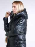 Купить Куртка зимняя женская молодежное темно-серого цвета 9175_03TC, фото 7