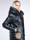 Купить Куртка зимняя женская молодежное темно-серого цвета 9175_03TC, фото 8