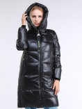 Оптом Куртка зимняя женская молодежная черного цвета 9179_01Ch, фото 4