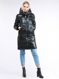 Купить Куртка зимняя женская молодежная темно-зеленого цвета 9179_13TZ, фото 2