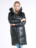 Купить Куртка зимняя женская молодежная темно-зеленого цвета 9179_13TZ, фото 3