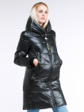 Купить Куртка зимняя женская молодежная темно-зеленого цвета 9179_13TZ, фото 4
