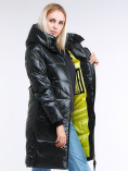 Купить Куртка зимняя женская молодежная темно-зеленого цвета 9179_13TZ, фото 8