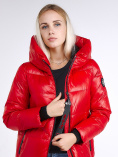 Купить Куртка зимняя женская молодежная красного цвета 9179_14Kr, фото 8
