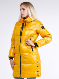 Купить Куртка зимняя женская молодежная желтого цвета 9179_40J, фото 4