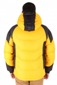 Оптом Куртка зимняя мужская желтого цвета 9406J, фото 3