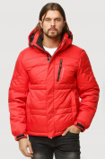 Купить Куртка зимняя мужская красного цвета 9521Kr, фото 2
