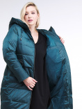 Купить Куртка зимняя женская классическая темно-зеленого цвета 98-920_13TZ, фото 7