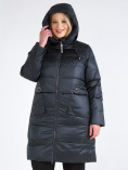 Купить Куртка зимняя женская классическая болотного цвета 98-920_122Bt, фото 7