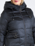 Купить Куртка зимняя женская классическая болотного цвета 98-920_122Bt, фото 8