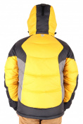 Купить Куртка пуховик мужская желтого цвета 9855J, фото 3