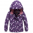 Купить Горнолыжный костюм детский фиолетового цвета 8912F, фото 2
